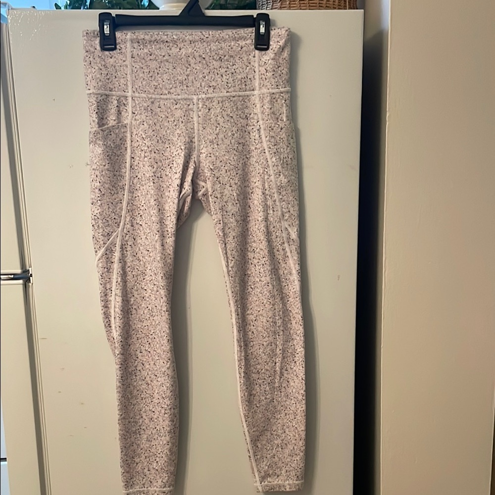 Athleta Women’s Salutation Pebble Beach Powervita Leggings Stash Pocket Medium
